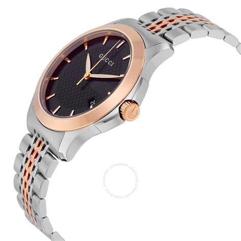 rose gold gucci watch